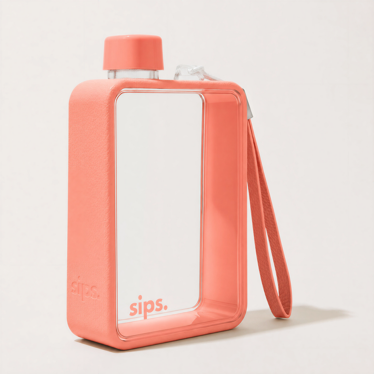 Sips Ultra-Slim Flat Daily Travel Water Bottle – 480ml