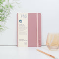 VENT for Change A5 Recycled Leather Lined Notebook – Powder Pink