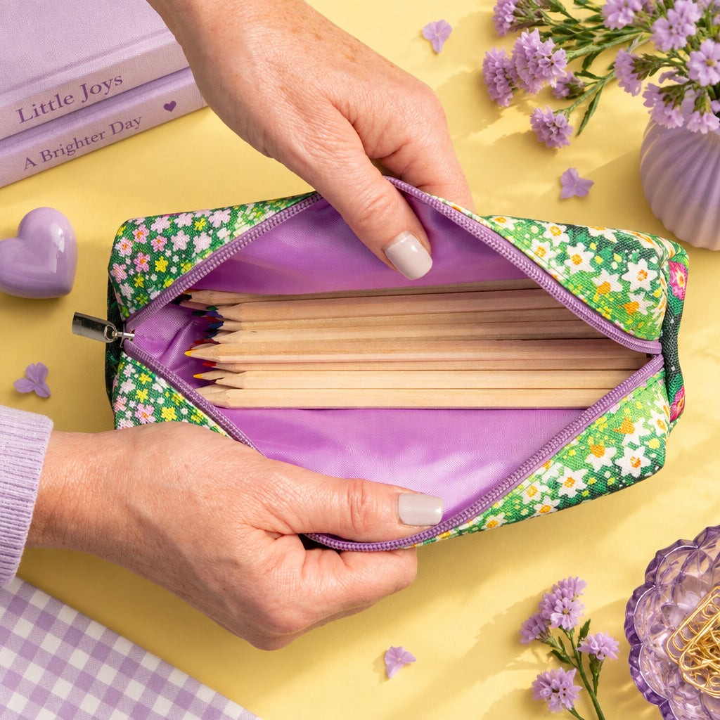 country stroll  open pencil case