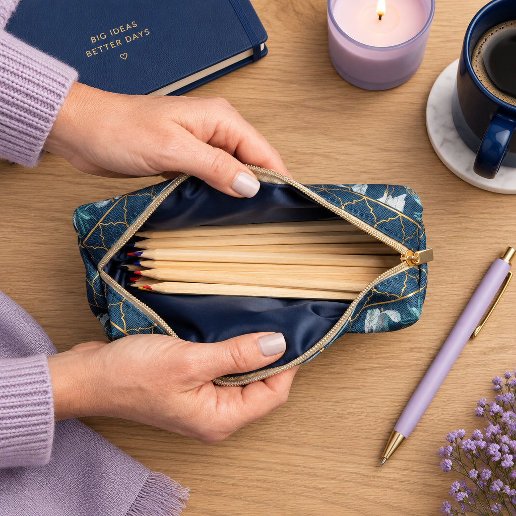 Opulence open pencil case