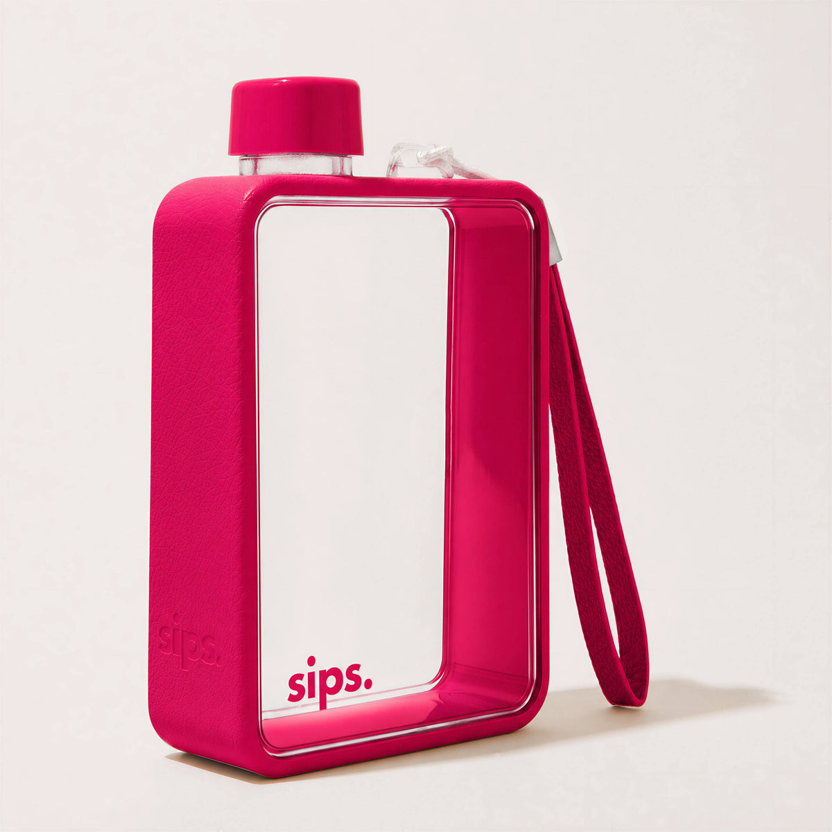 Sips Ultra-Slim Flat Daily Travel Water Bottle – 480ml