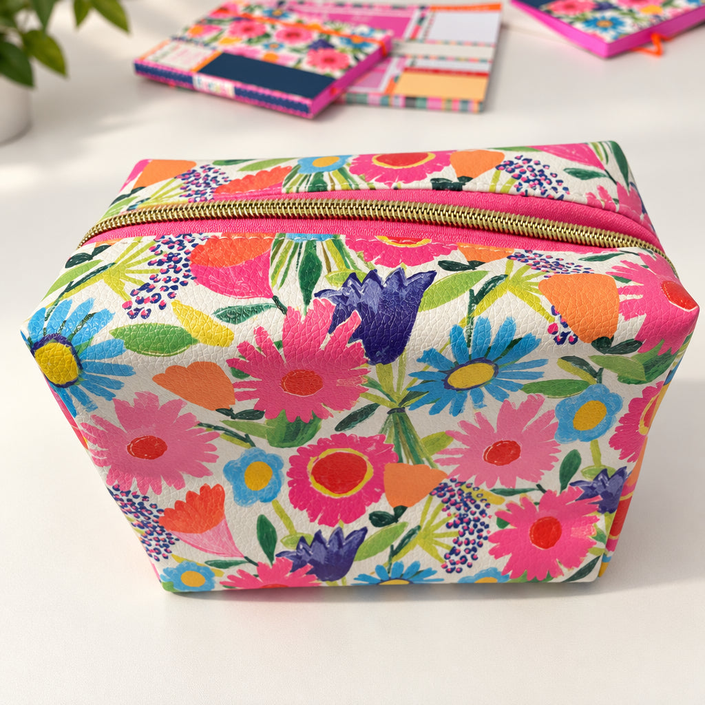 elegant stationery sets in floral bright colours