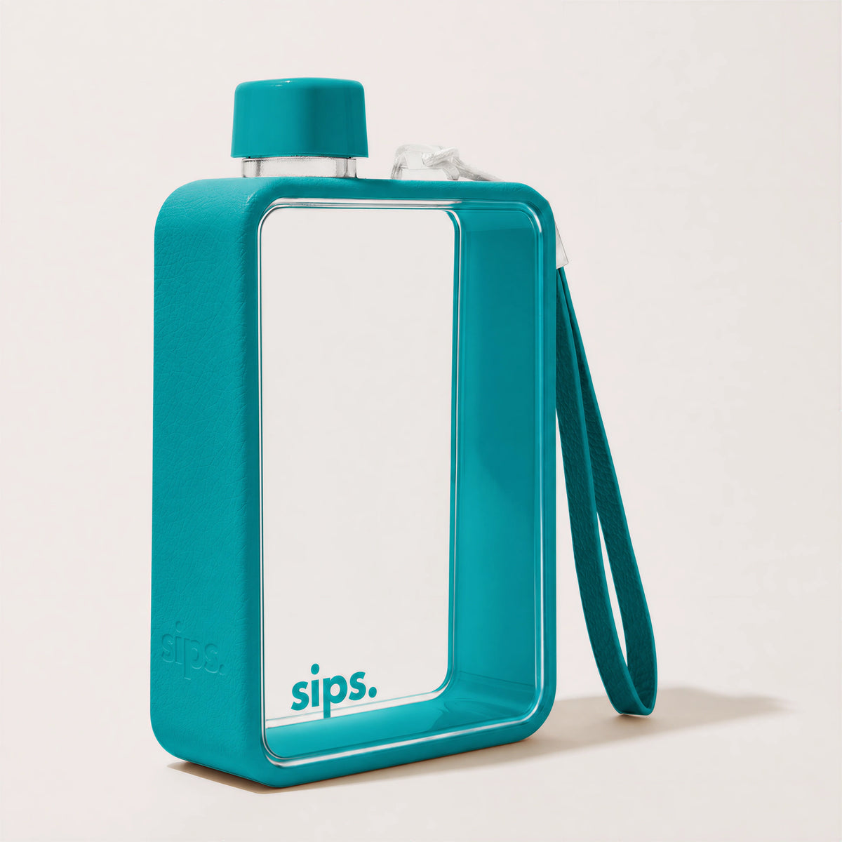 Sips Ultra-Slim Flat Daily Travel Water Bottle – 480ml