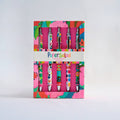 The Great British Card Company Vibrant Bright Patterned Lined Gel Pens Set – Box of 5